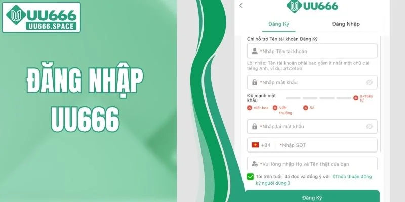 đăng nhập uu666